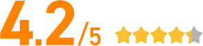 事故対応 お客さま満足度 4.2/5