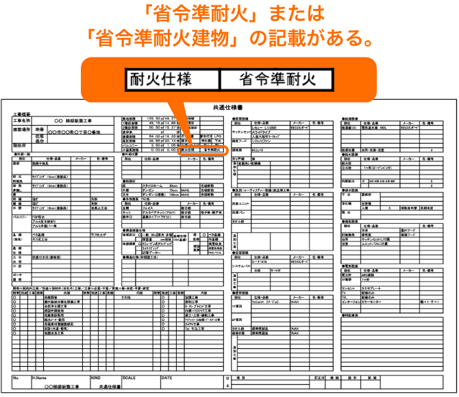 仕様書の場合