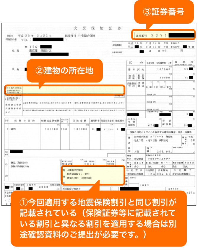 他社の保険証券